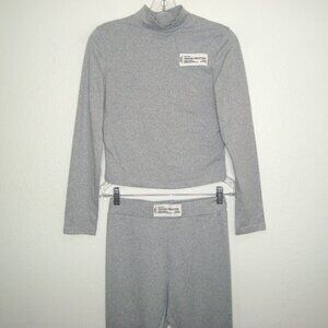 HERON PRESTON 2 Pc. Mock Neck Long Sleeve and Pant Set Size M